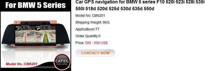 GPS navigation for BMW 5