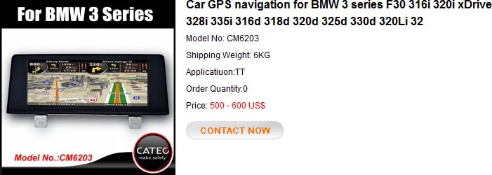 GPS navigation for BMW 3