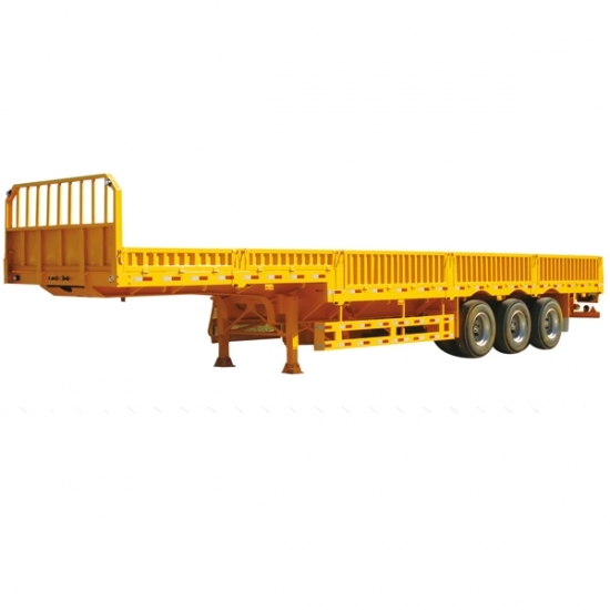 Side Wall Tri-axle Cargo Fence Semi-trailer
